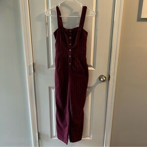HOLLISTER one piece jumpsuit Burgundy Colored Size XS